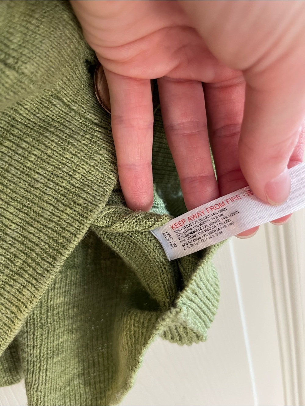 Free People Ribbed Button-Front Cardigan - Picture 3 of 6